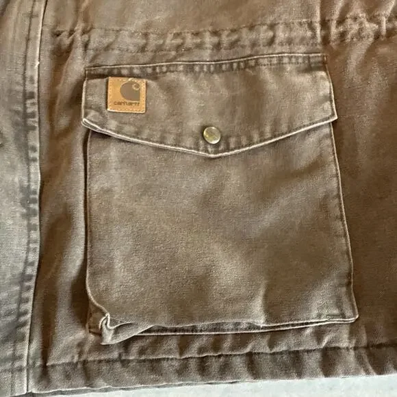 Carhartt C52 CHT men Sz XXL tall Detroit Style Blanket Lined 4Aces Stitched Back - Picture 11 of 16